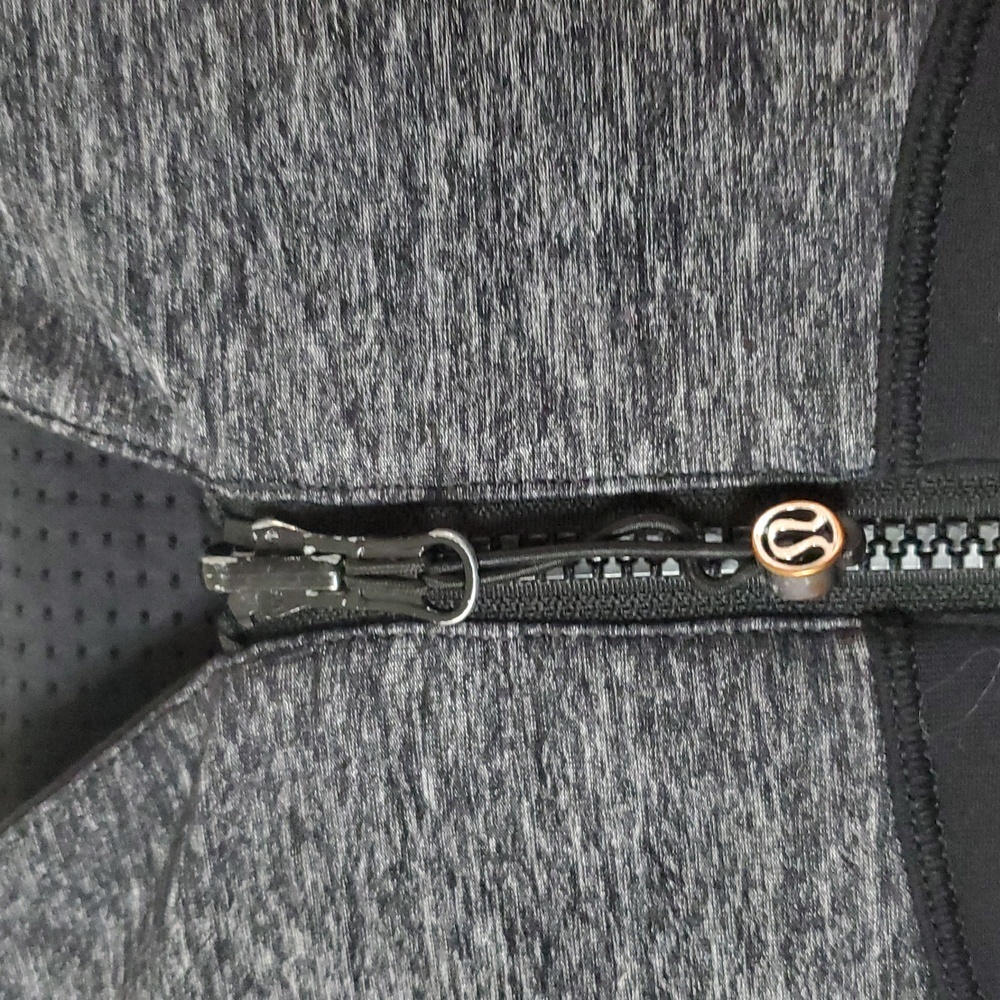 Lululemon Find Your Bliss Reversible Full Zip Jacket Size 6 Black Grey Womens - Picture 4 of 13
